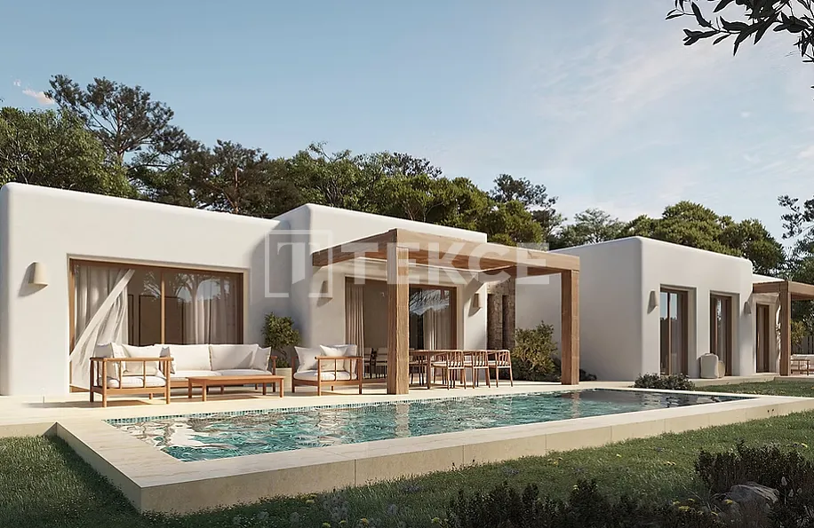 Benissa Alicante'de Havuzlu Modern Akdeniz Villaları