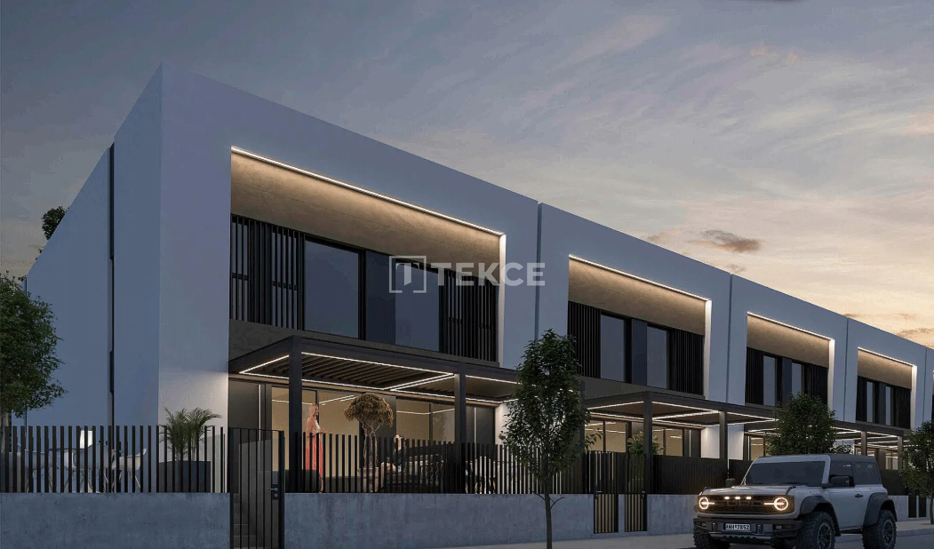Dolores'ta Teraslı Modern Tualetler