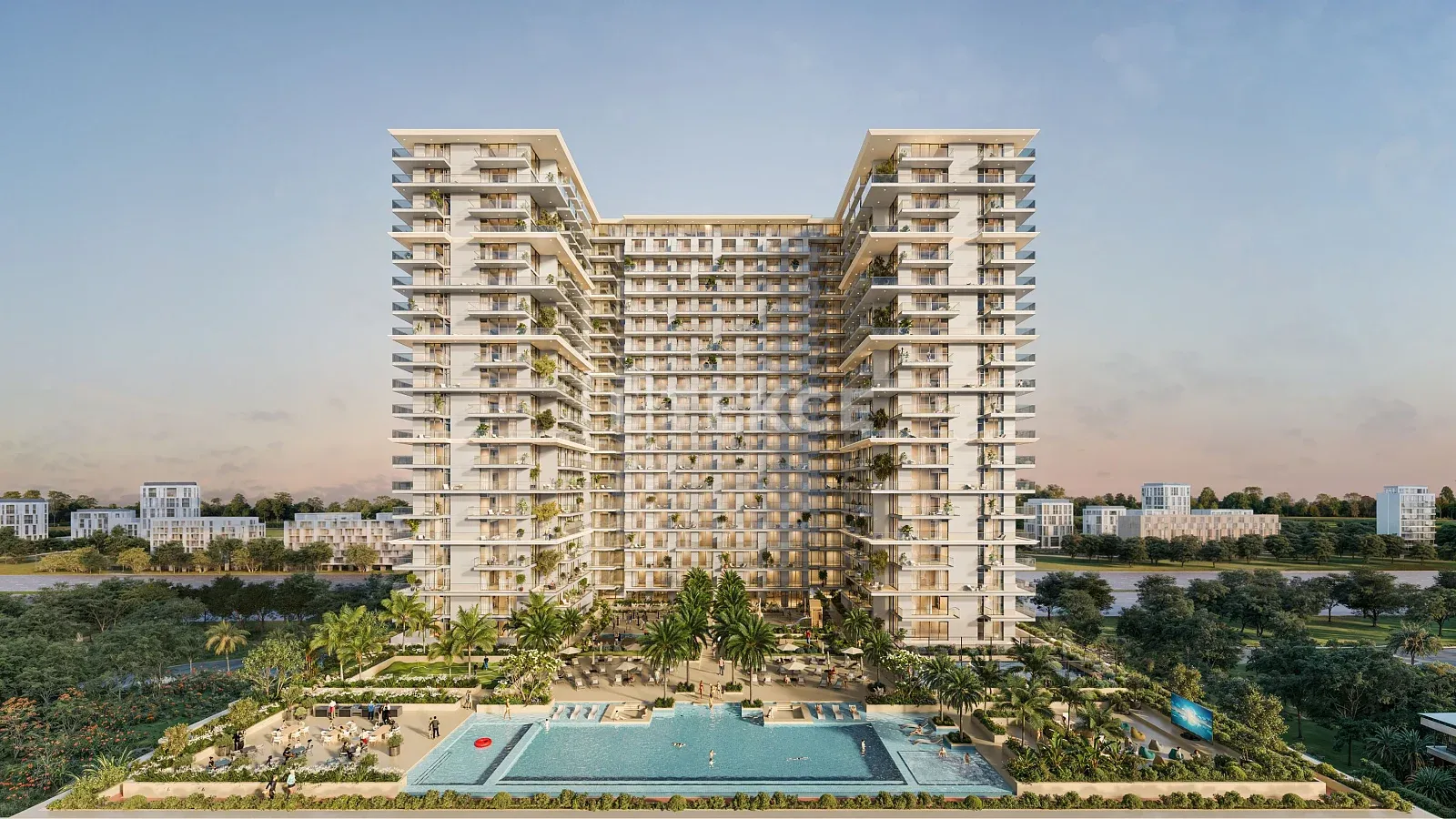 Dubai JVT'de Ödeme Planlı Şık Şehir Manzaralı Daireler