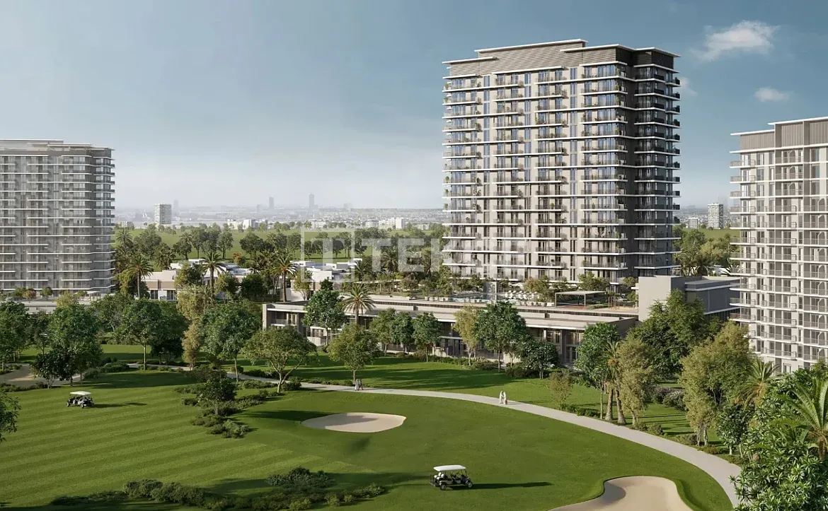 Luxuriöse Apartments mit Blick auf den Golfplatz in Dubai South