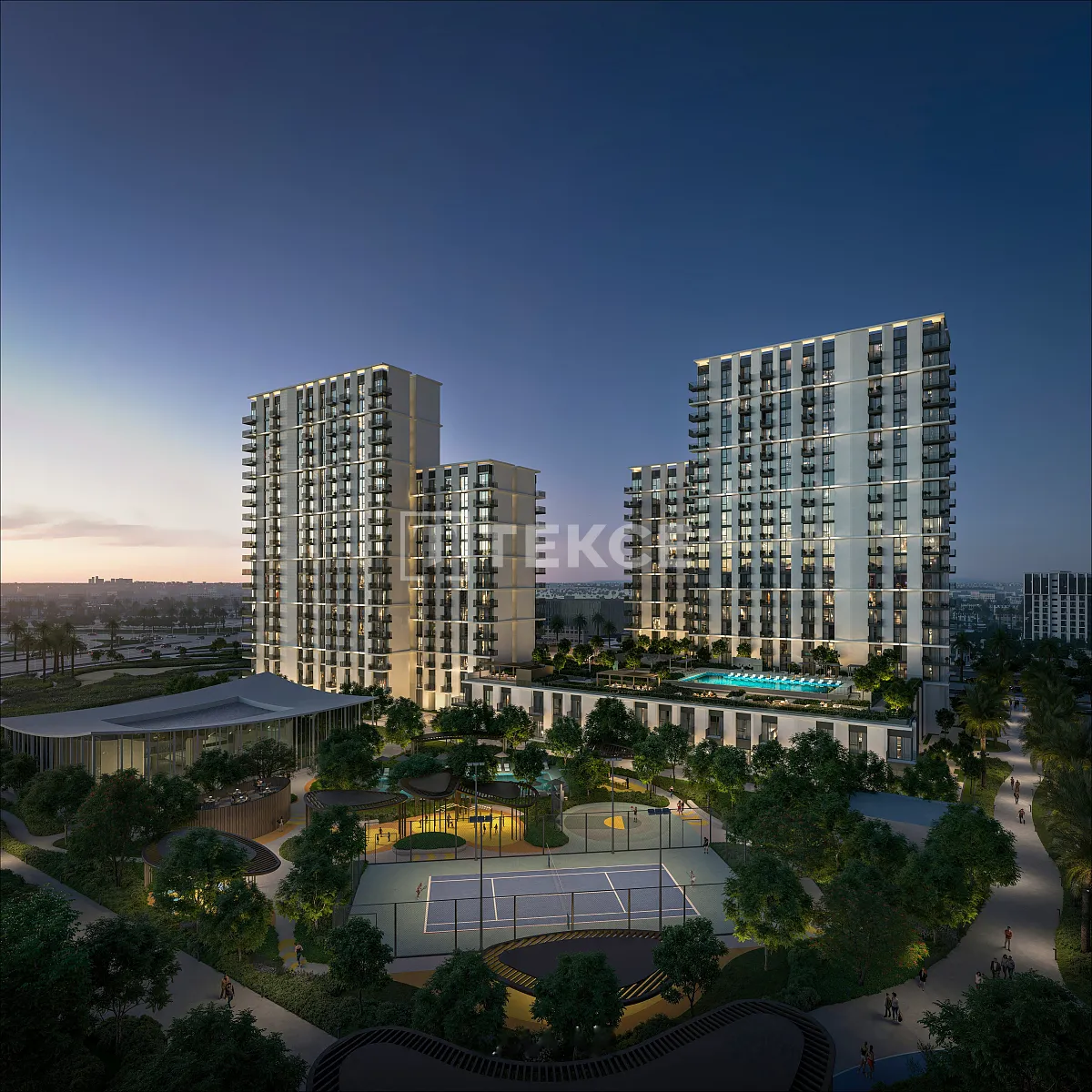 Apartamentos com Vistas para a Cidade e Campo de Golfe em Dubai Hills Estate