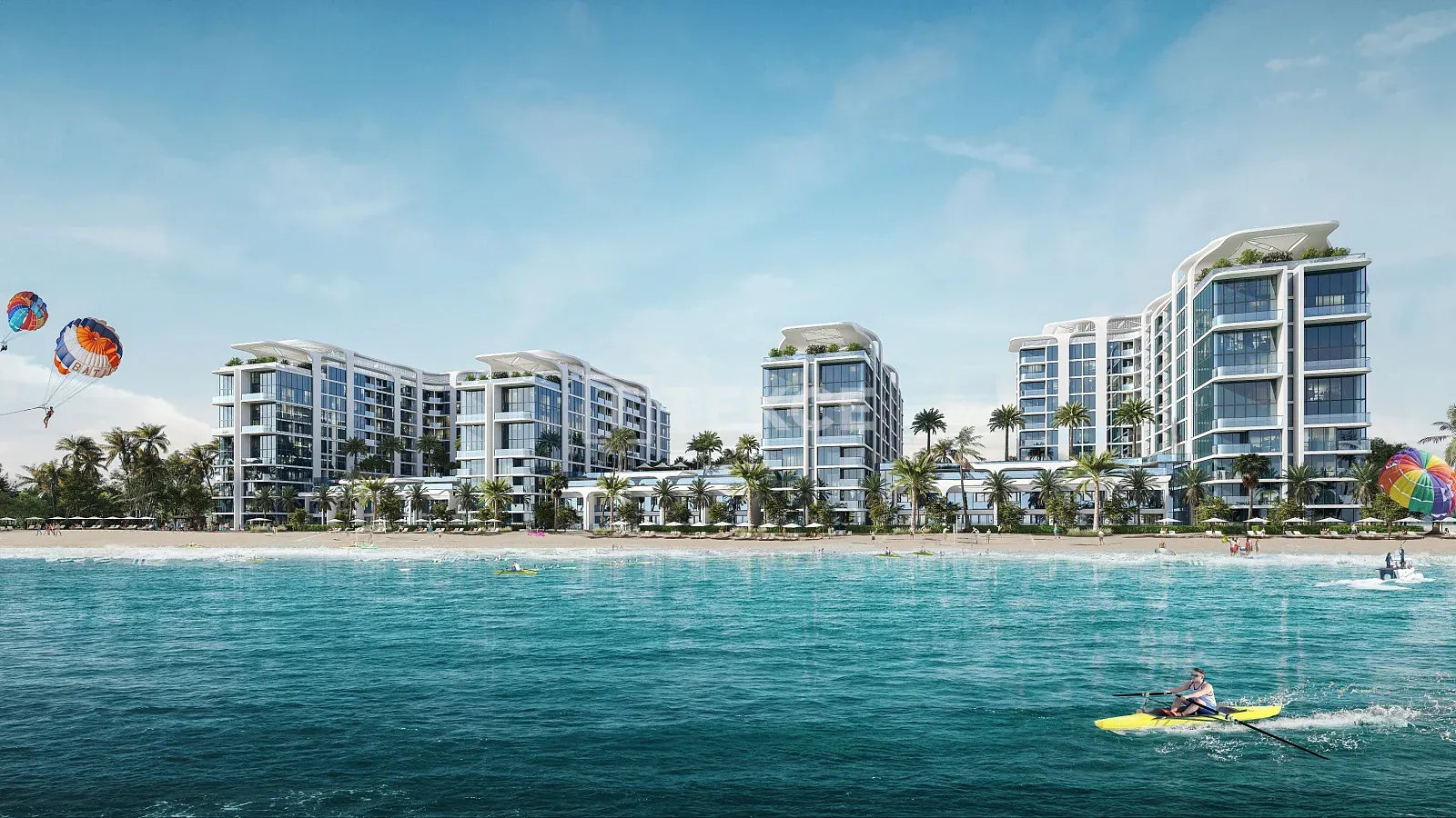 Apartamentos à Beira-Mar na Ilha Siniyah com Planos de Parcelamento