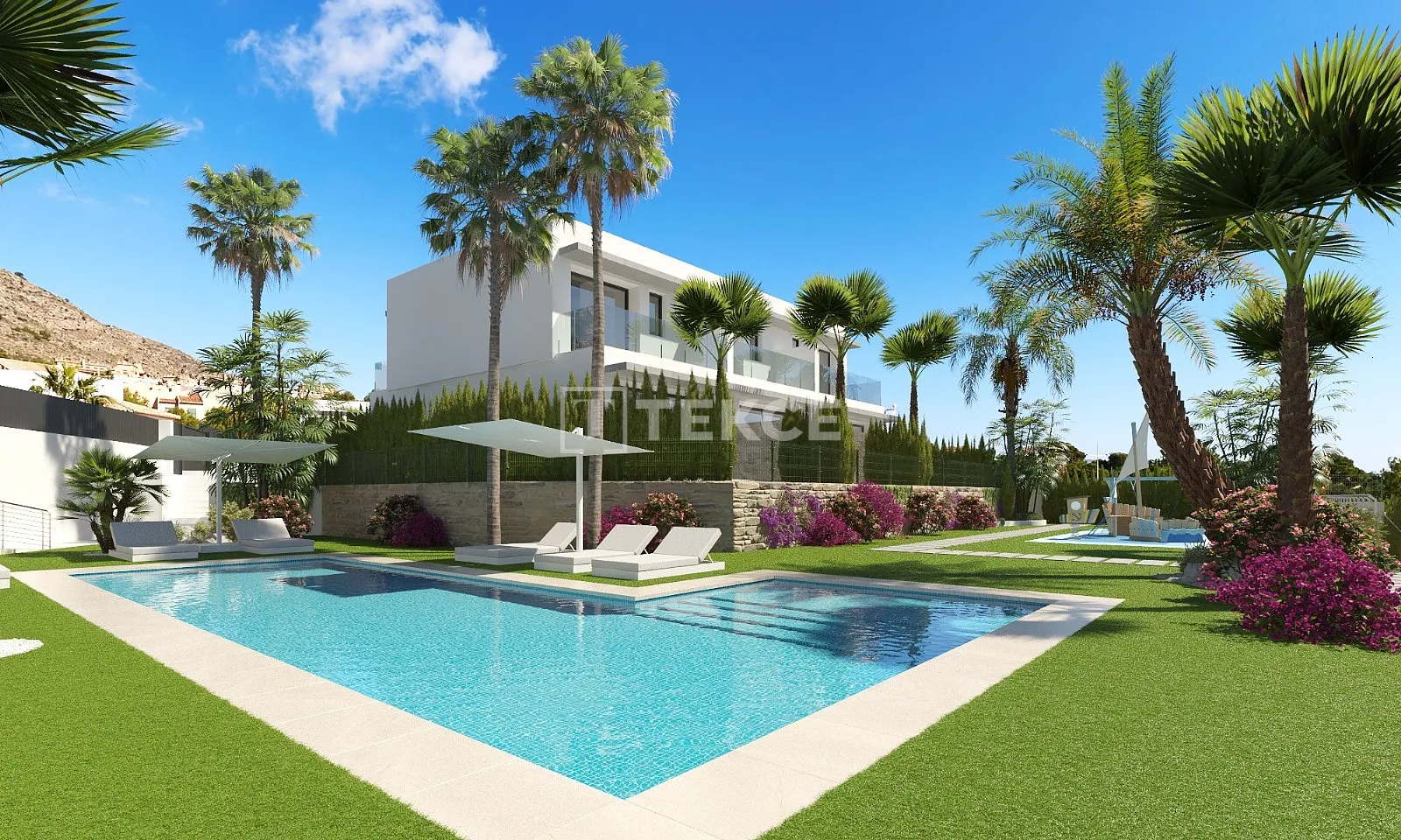 Eleganti Ville con 3 Camere a Finestrat con Piscina Comune e Giardino