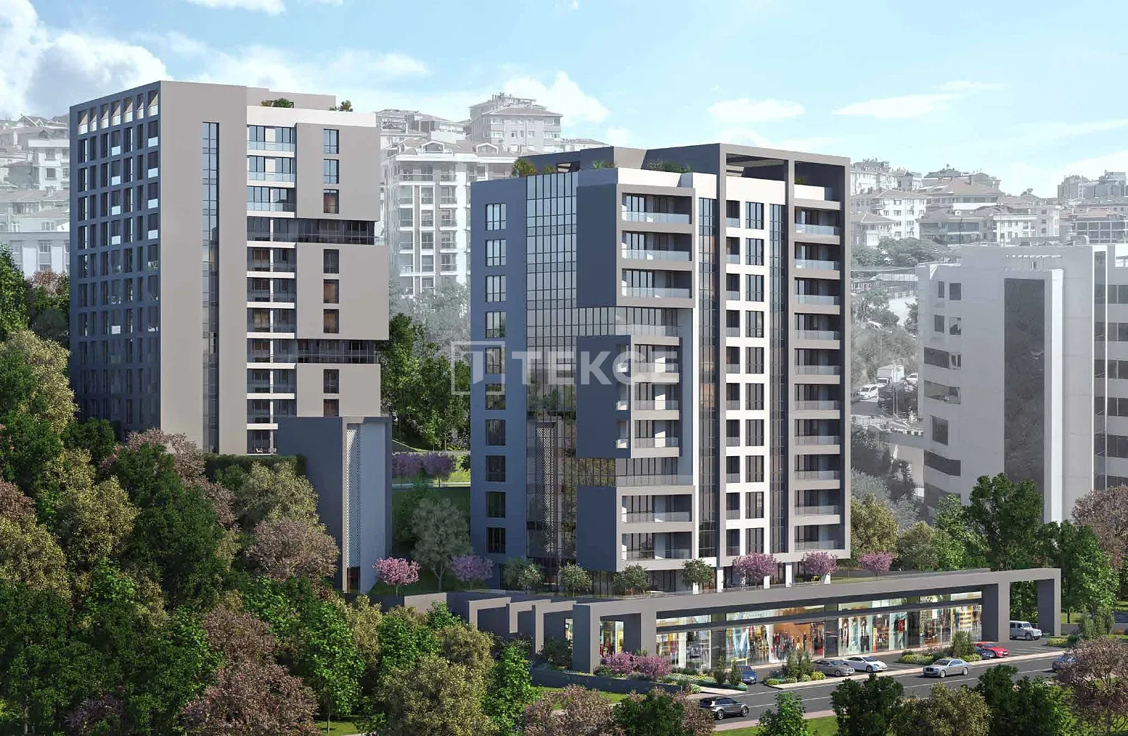 Apartamentos Espaçosos com Vistas do Bósforo em Şişli İstanbul