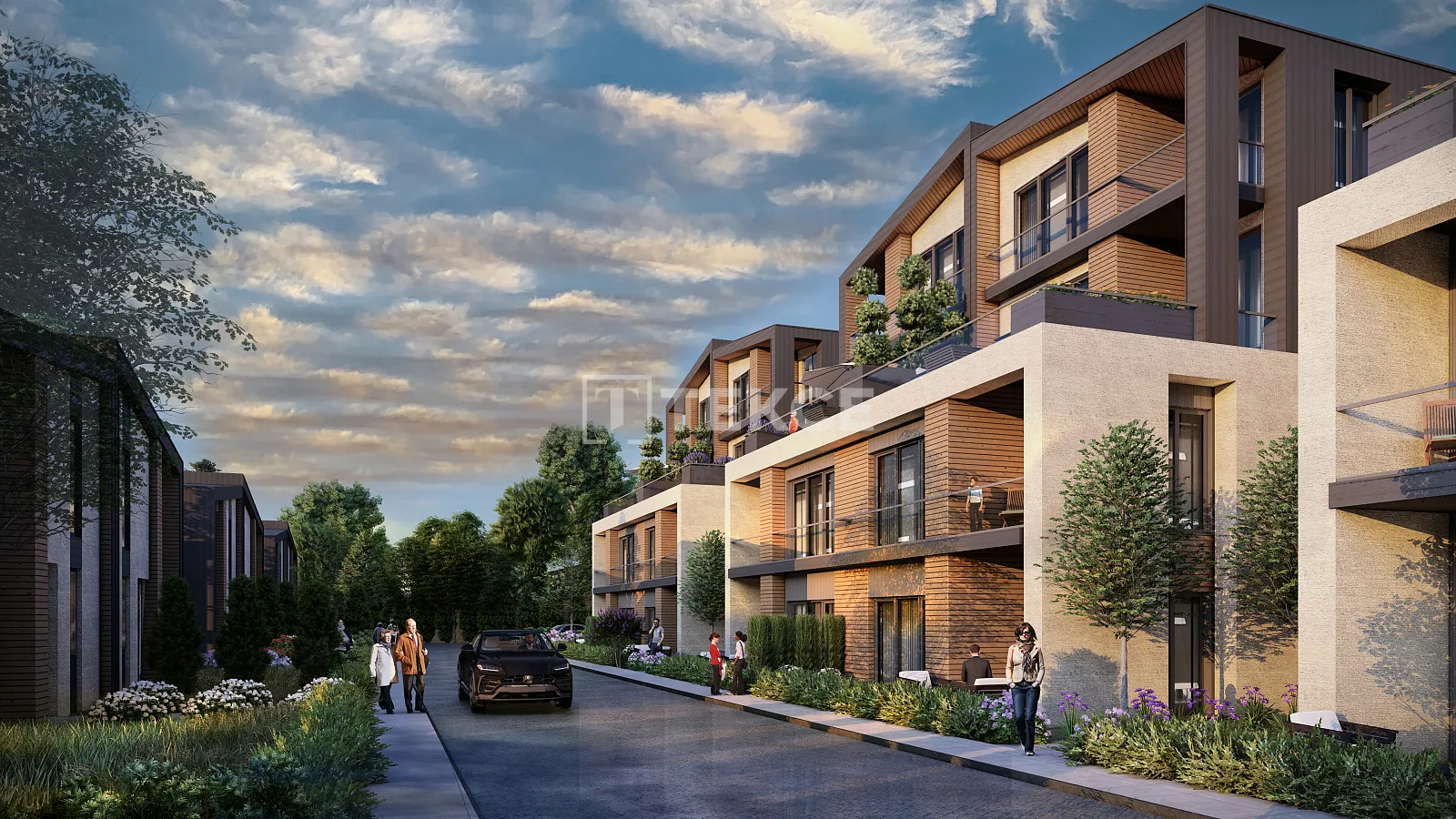 Proyecto de Villa Gemela Independiente en Başakşehir Bahçeşehir