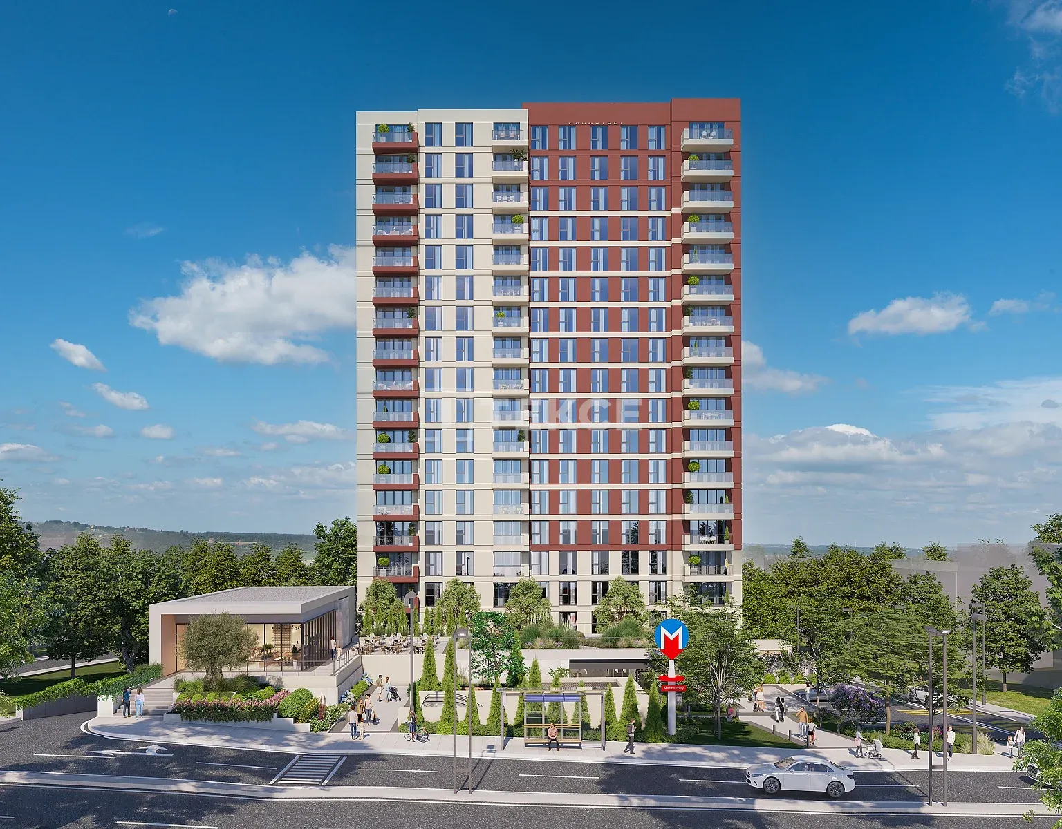 Appartamenti con Balcone su Basın Express Road a Bağcılar Istanbul