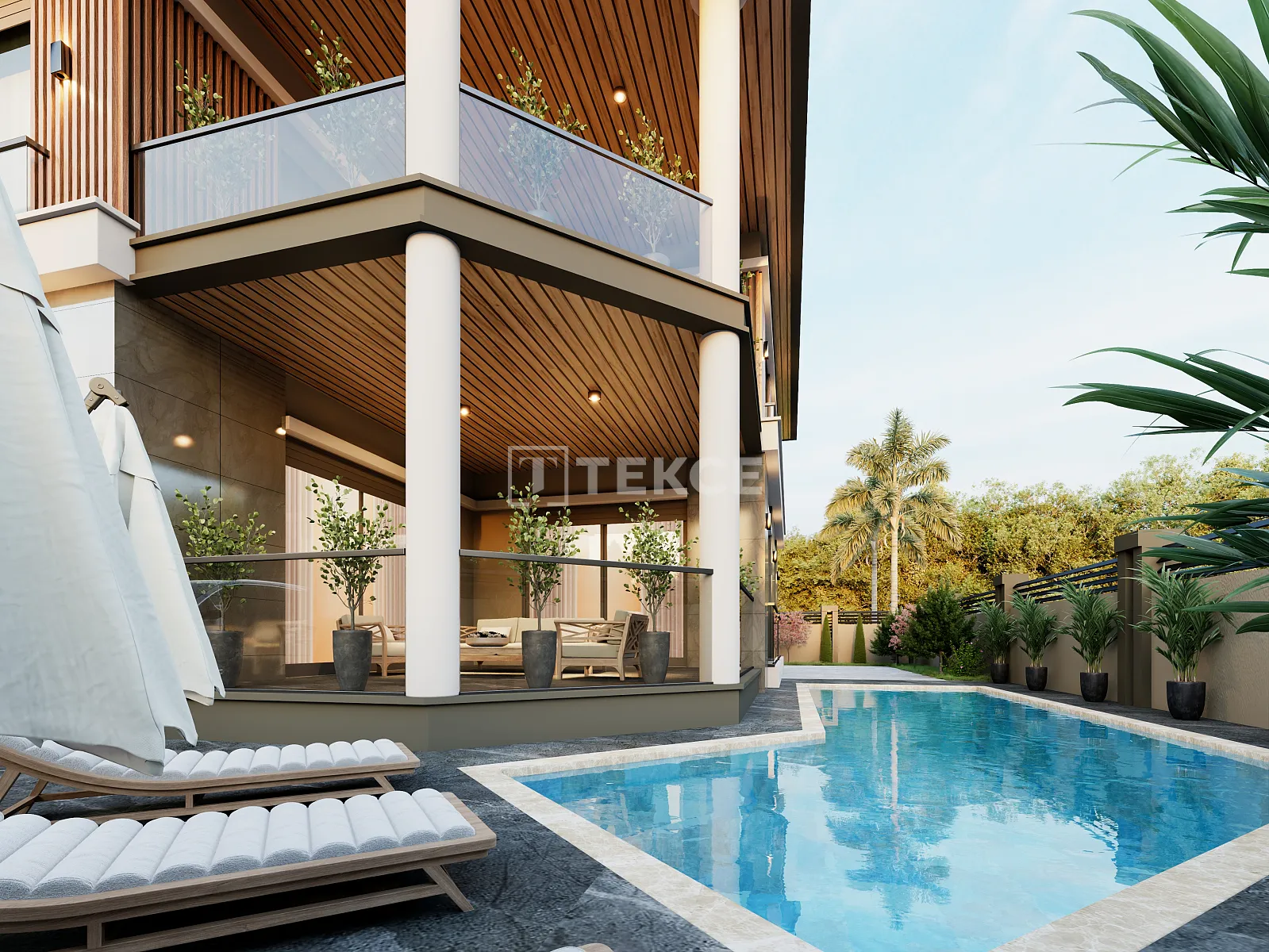 Villa Indipendente con Magnifico Panorama Montano ad Antalya Döşemealtı