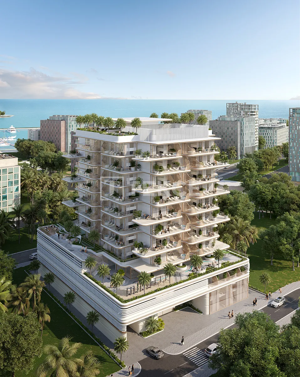 Modern Apartments for Sale on Dubai Islands with Balcony Jacuzzis