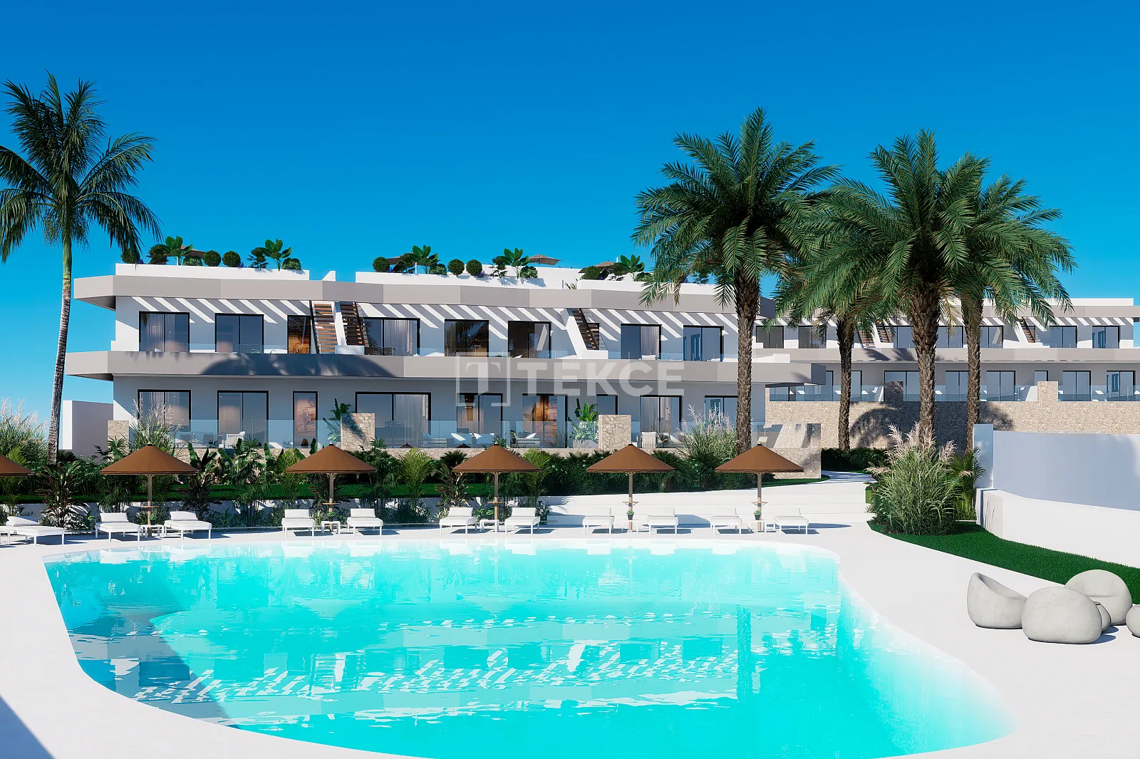Finestrat Costa Blanca'da Ana Lokasyonda Şık Daireler