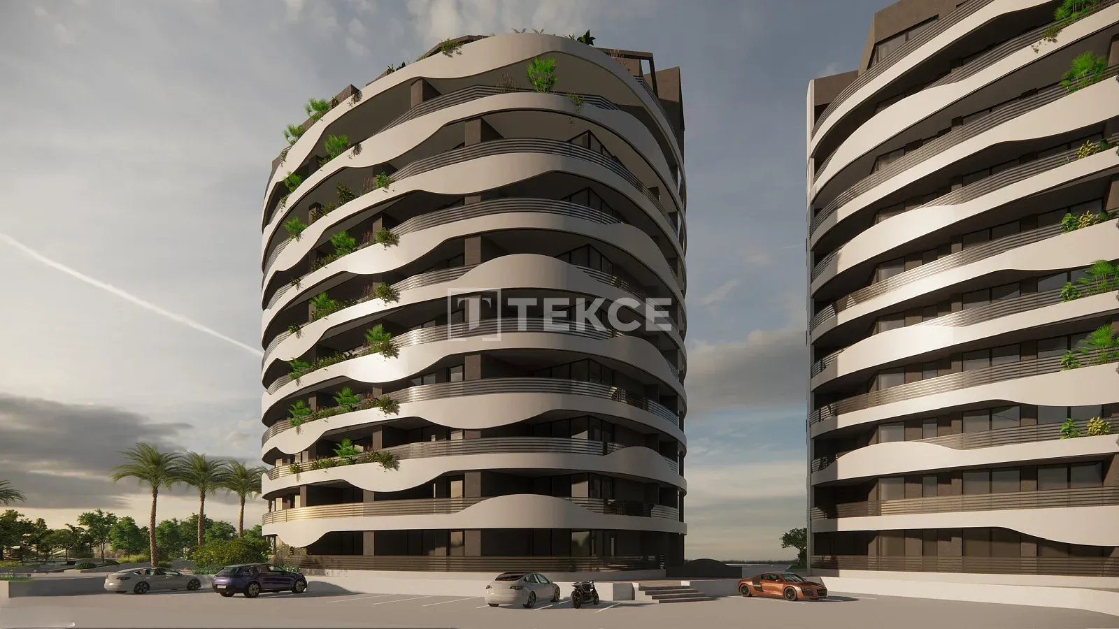 Appartements avec vue ininterrompue sur la mer à Lefke Gaziveren