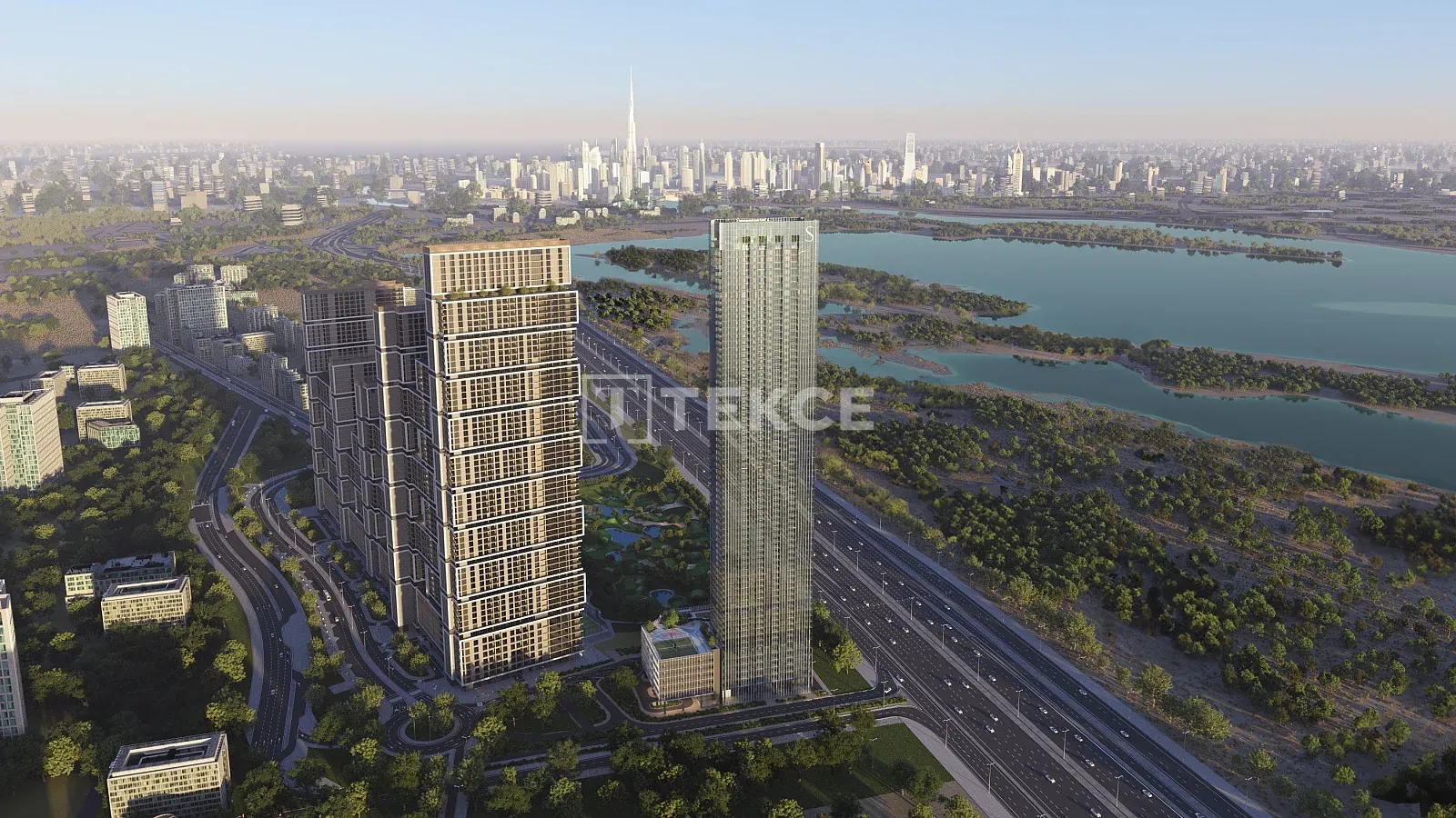 Modernos Apartamentos con Impresionantes Vistas a la Ciudad en Meydan, Dubai