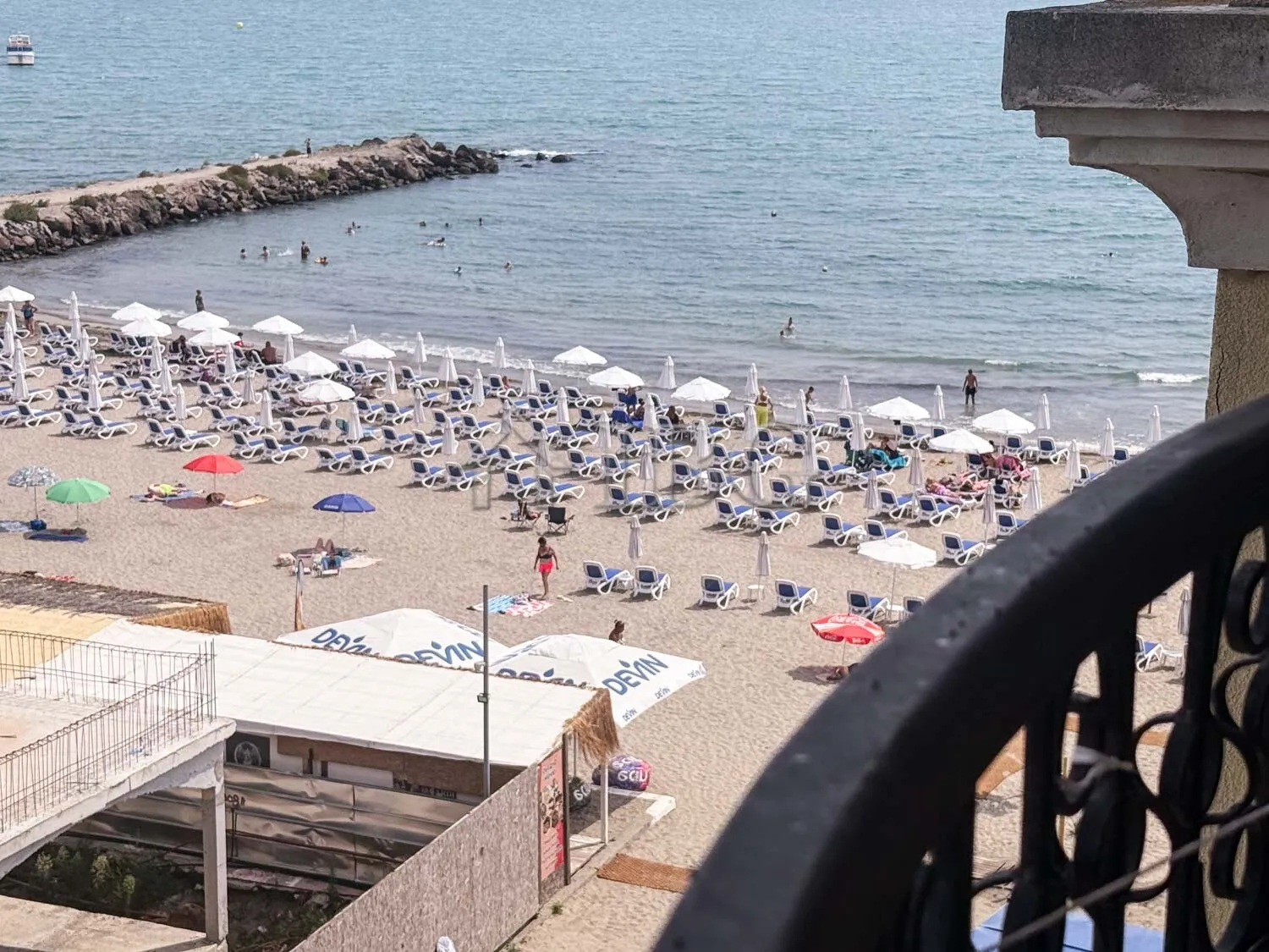 Appartamento con 2 camere da letto e vista sul mare e sulla spiaggia | Sunset Resort, Pomorie