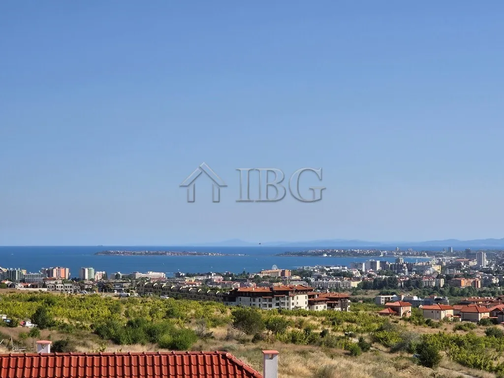 Appartement de deux chambres avec vue panoramique sur la mer et la piscine dans le complexe Golden Eye, Kosharitsa