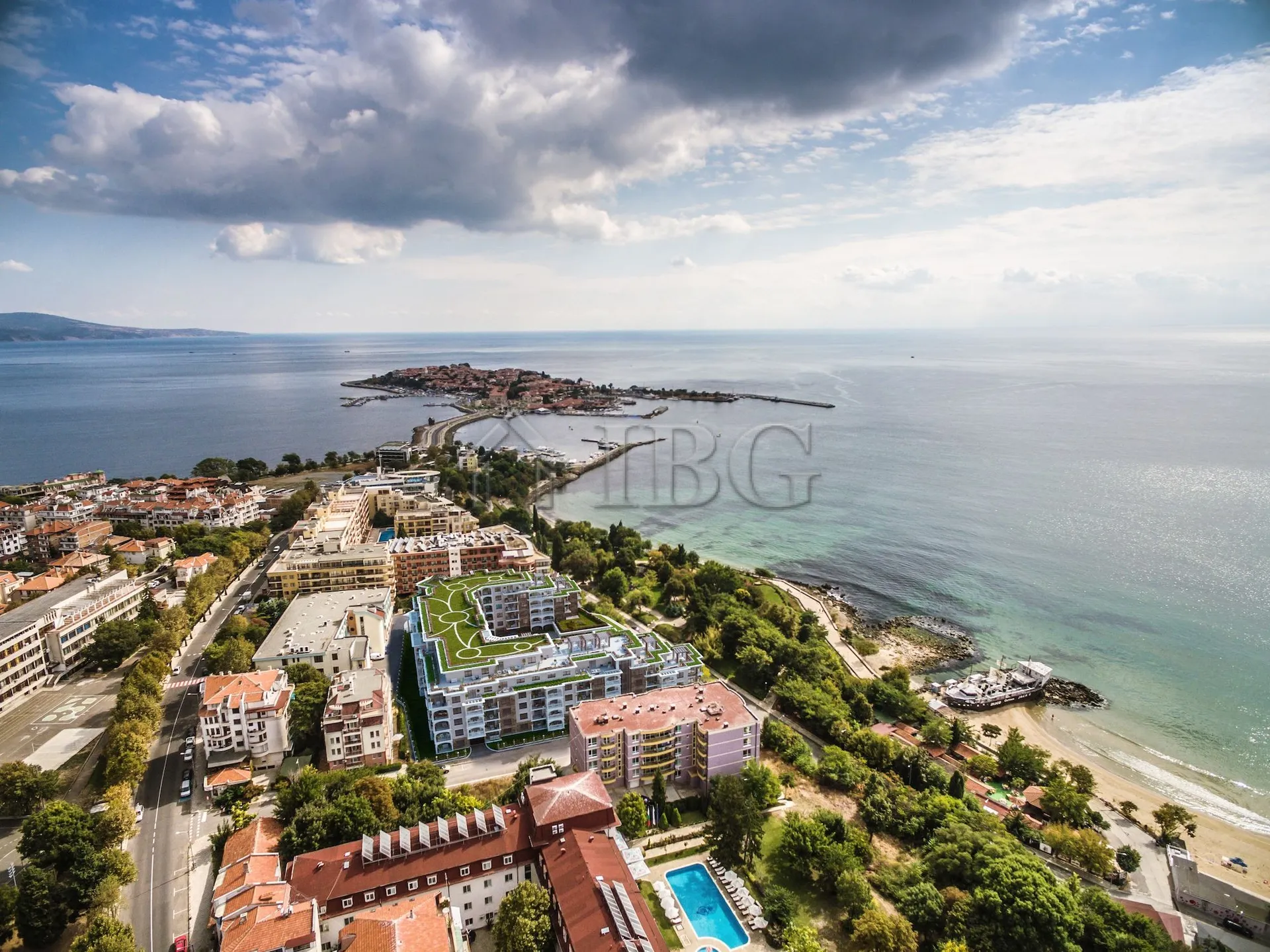 Apartamento de 1 Quarto à Beira-Mar | Valencia Gardens, Nessebar
