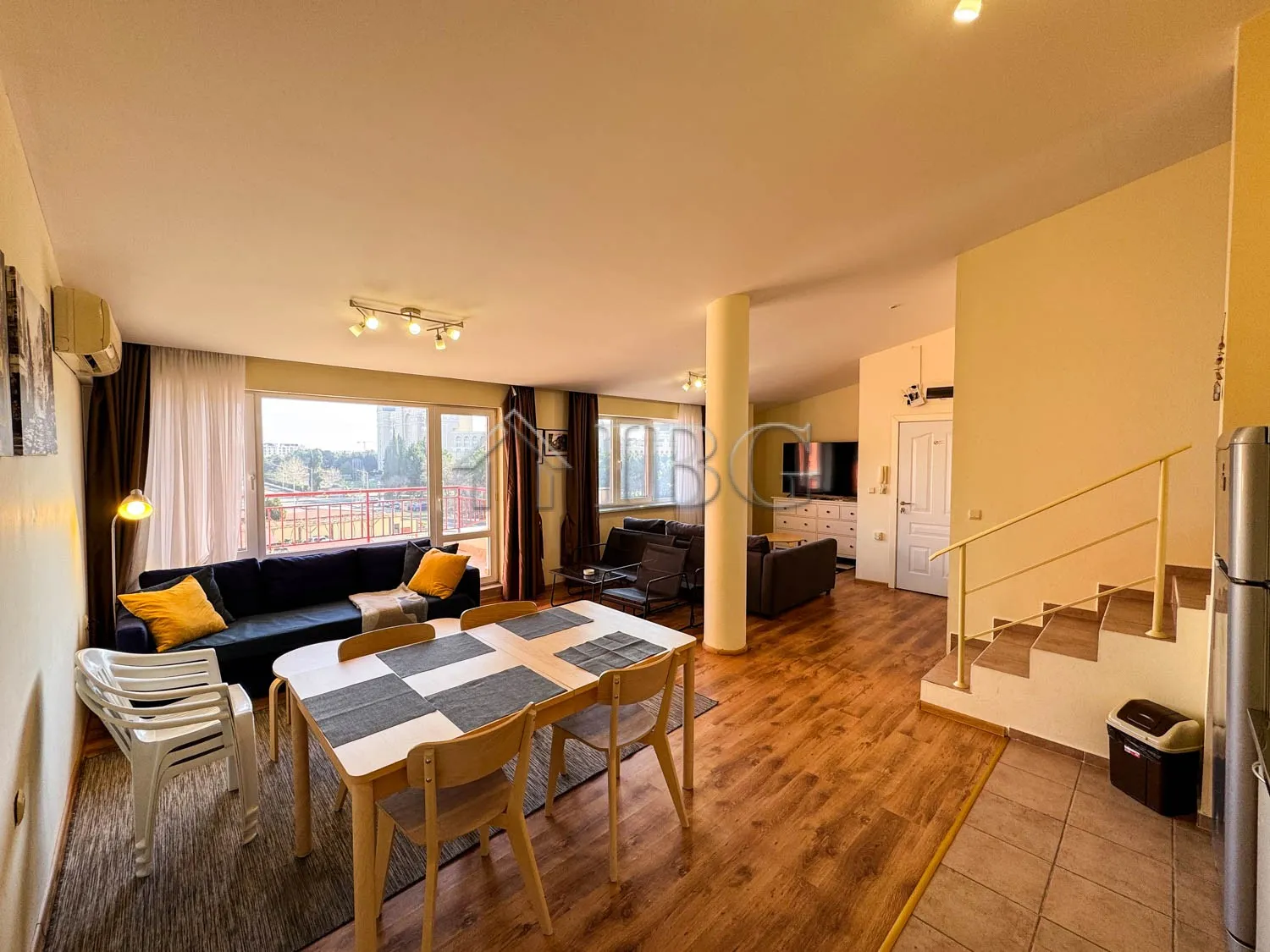 Deniz Manzaralı 2 Yatak Odası, 2 Banyo | Yeşil Kale, Sunny Beach