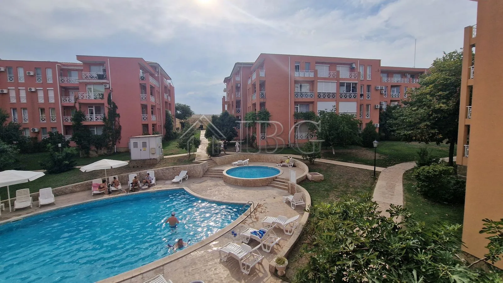 Sunny Day 6 | Appartement 1 Chambre avec Vue sur Piscine | Zone de Sunny Beach