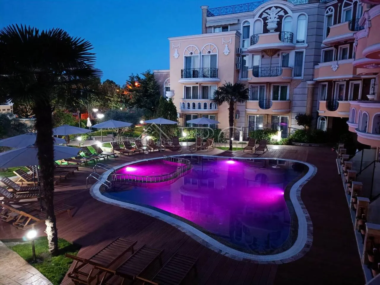 1-Zimmer-Wohnung mit Poolblick | Melia 8, Ravda | 100m vom Strand entfernt
