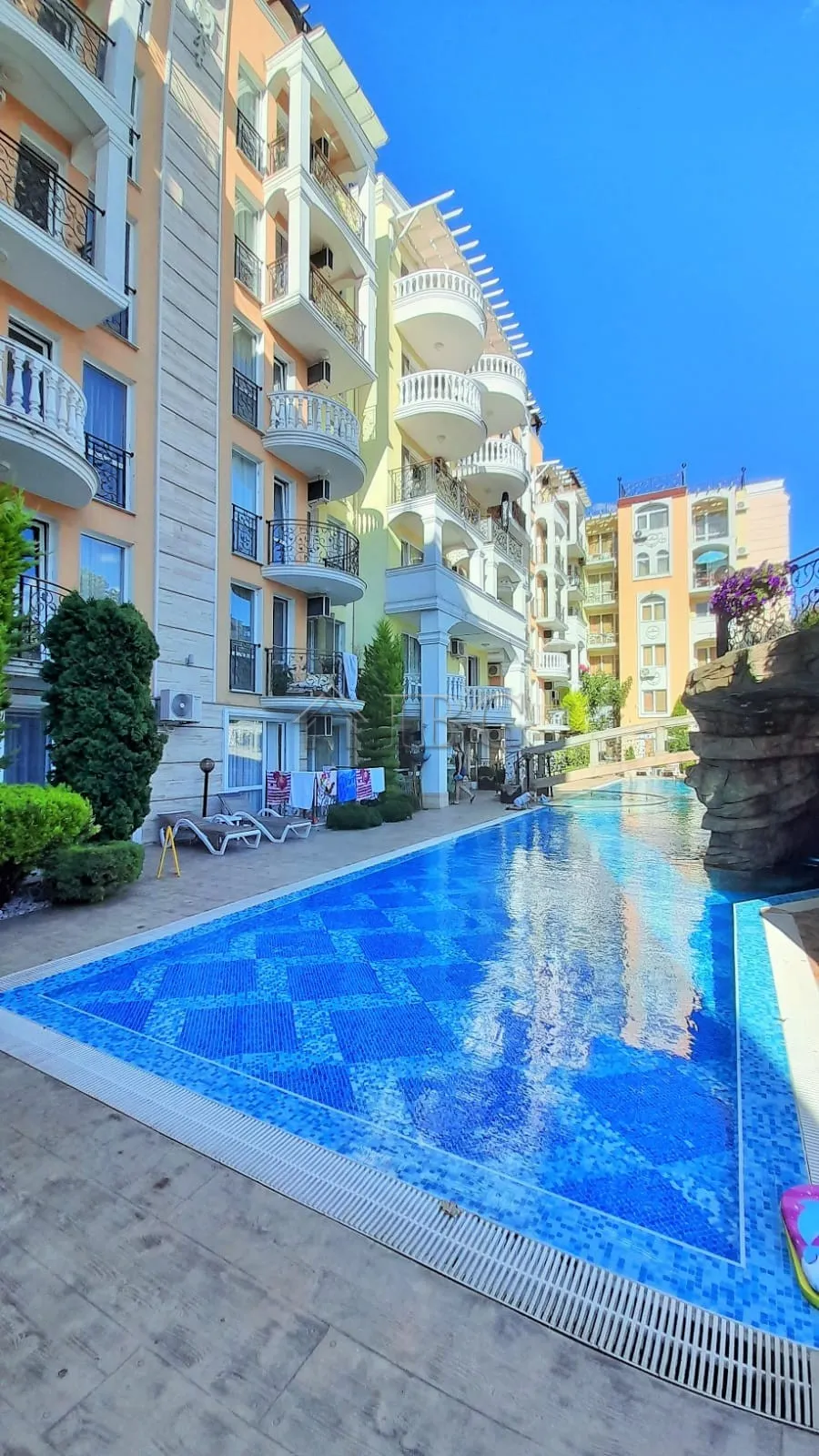 Apartment mit 2 Schlafzimmern, 2 Bädern und Poolblick | Sweet Homes 2, Sunny Beach