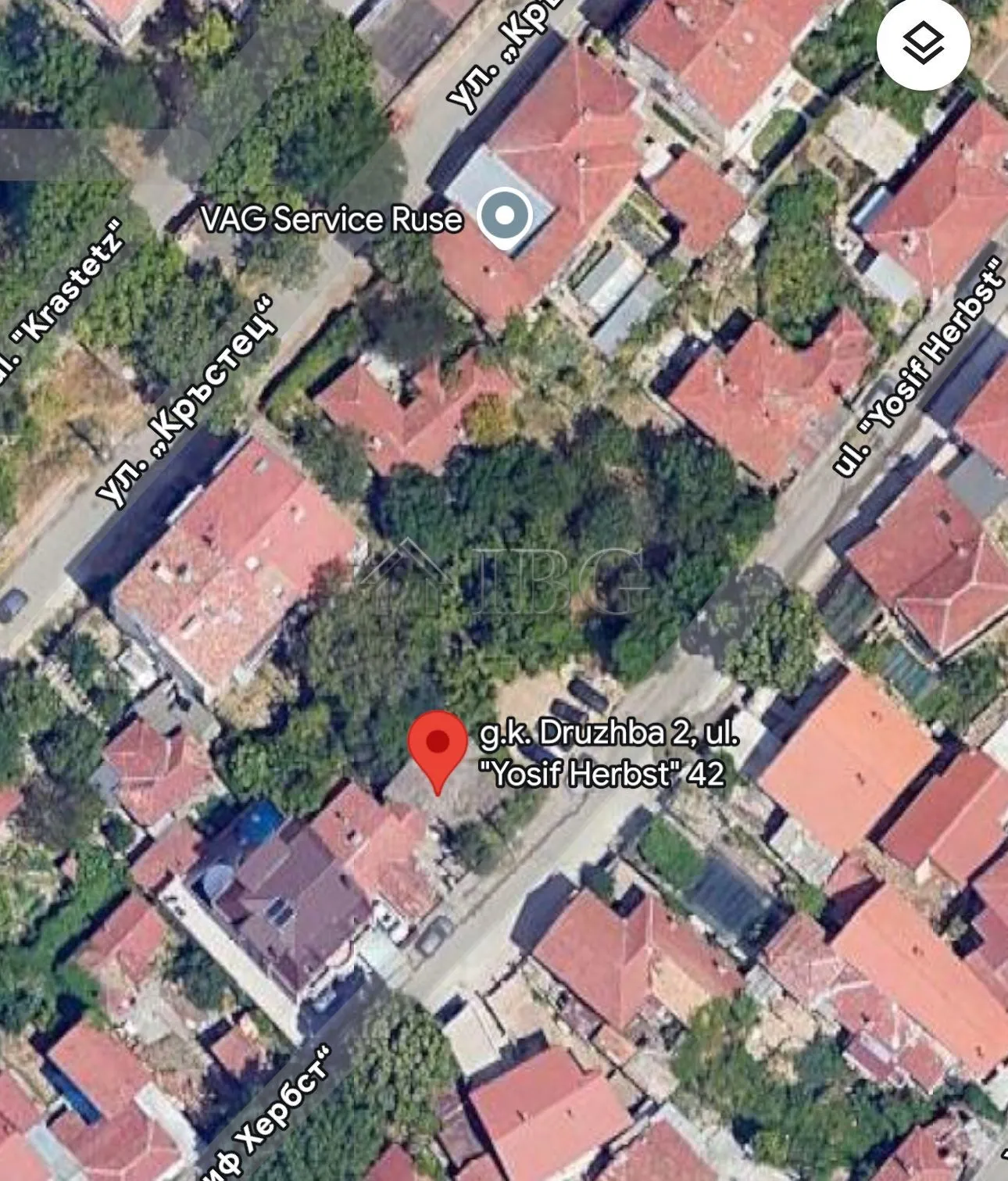 Grundstück zum Verkauf in Ruse Stadt – Stadtteil Druzhba 2