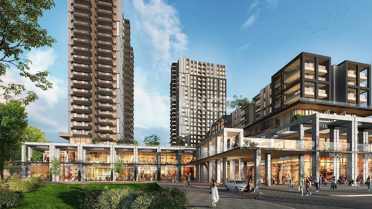 Appartamenti nel Progetto con Centro Commerciale sulla Strada di Eskişehir