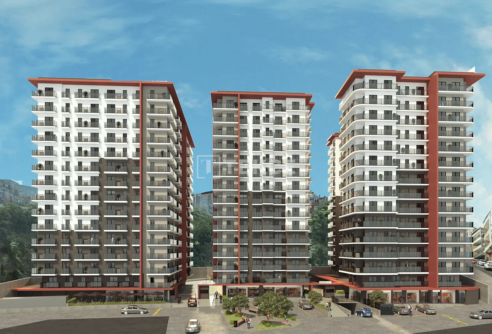 Apartamentos a 250 m do Metrobus, em Kağıthane, Istambul