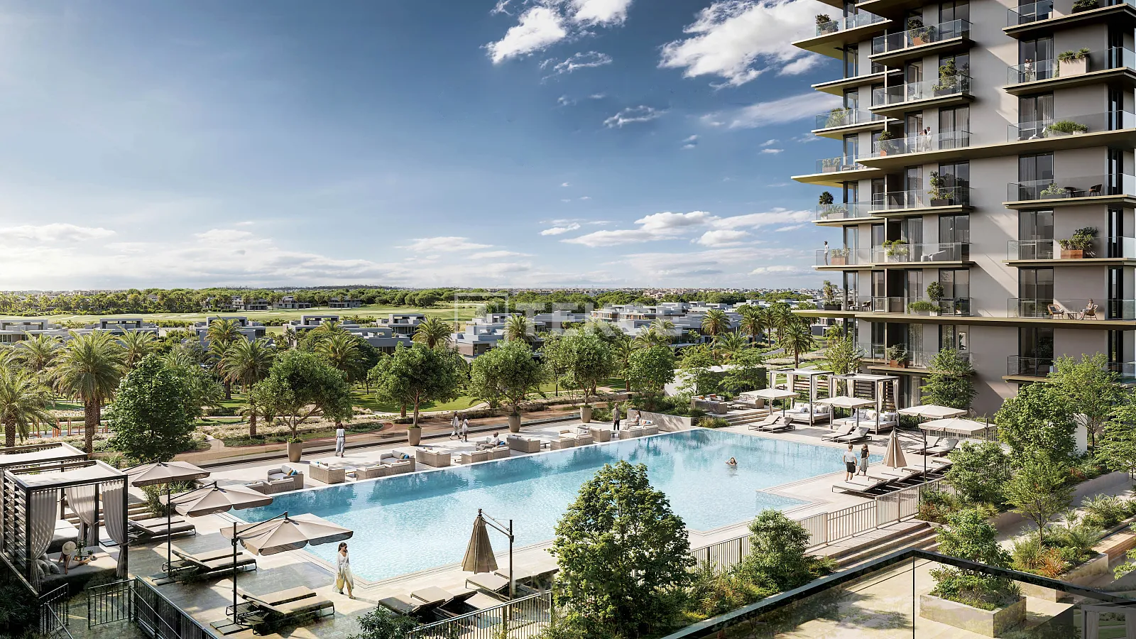 Apartamentos Com Vistas da Cidade e Campo de Golfe em Dubai Hills Estate