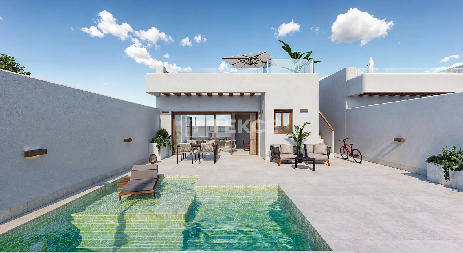 Ville Indipendenti Contemporanee con Piscine Private a Torre Pacheco