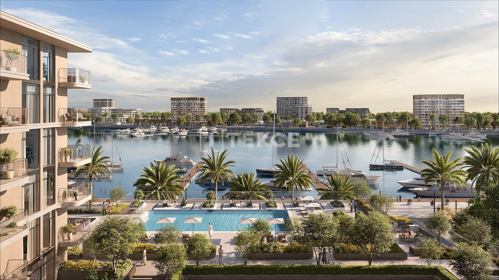 Appartements en front de marina avec plan de paiement de 4 ans à Dubaï