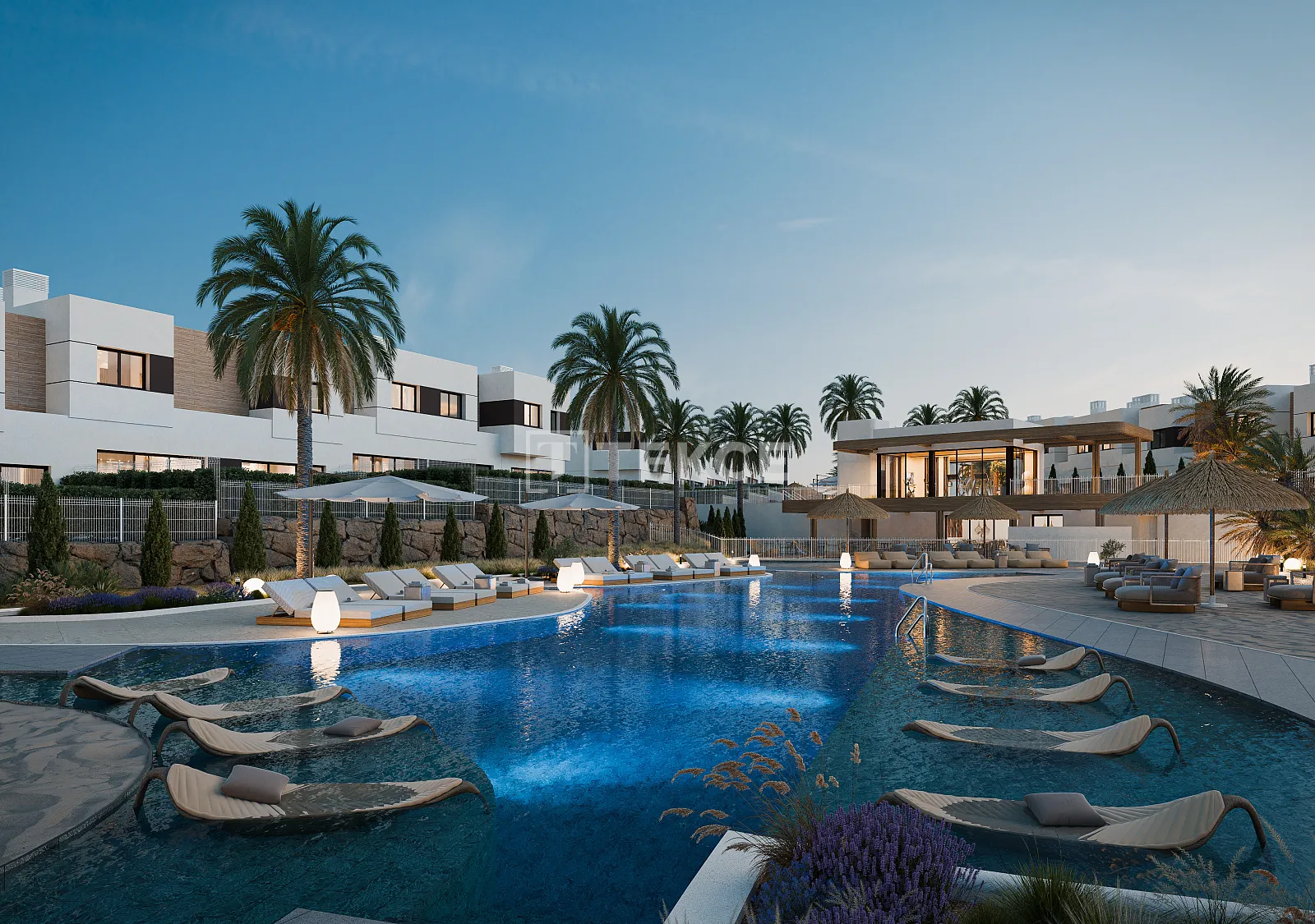 Neubau-Reihenhäuser in ruhiger Golfplatznähe in Mijas