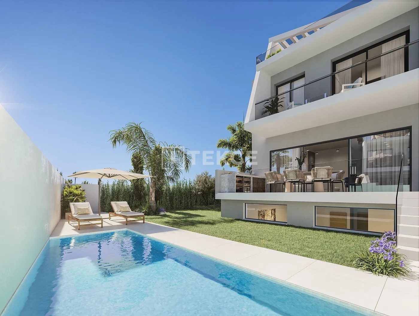 Neue Townhouses mit fortschrittlicher Hausautomation in Estepona