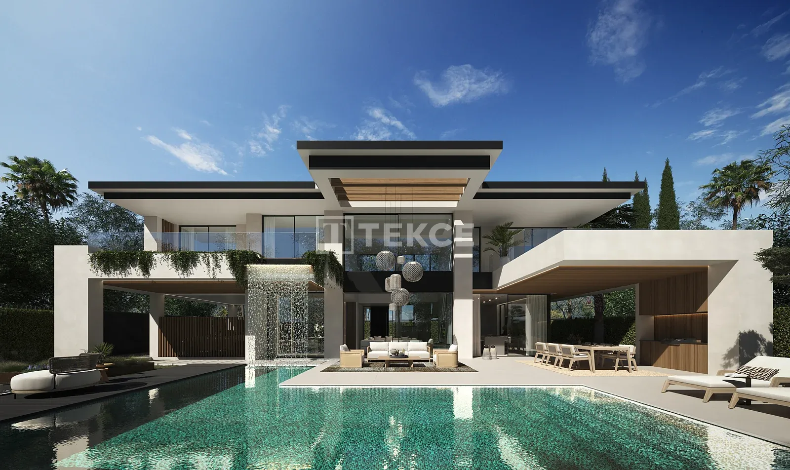 Opulente Villen in einem exklusiven gesicherten Komplex in Marbella