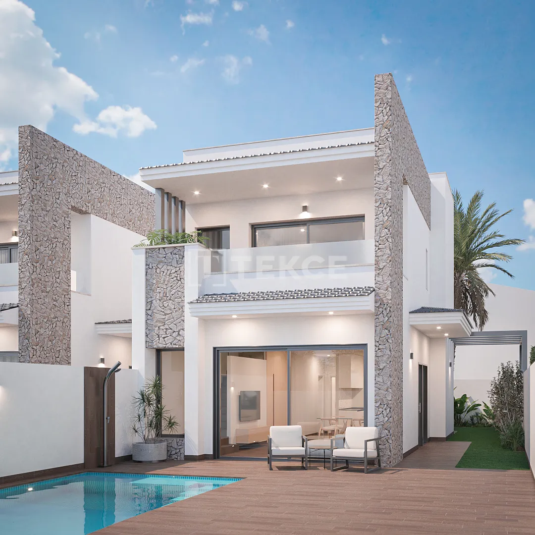 Elegantes Vilas Isoladas com Piscinas Privadas em San Pedro del Pinatar