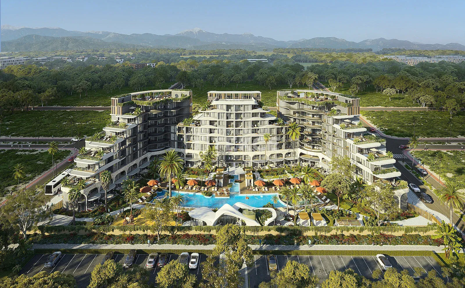 Appartements avec Revenus Locatifs Élevés dans un Complexe à Aksu Antalya
