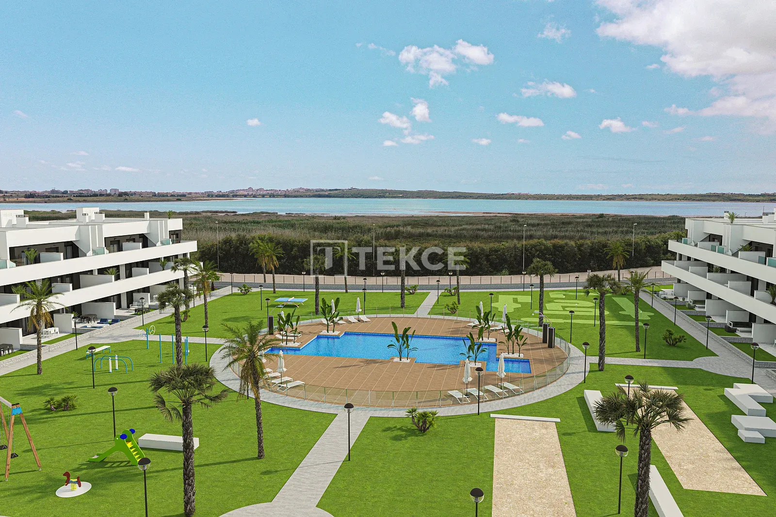 Guardamar del Segura'da Havuzlu Modern Daireler