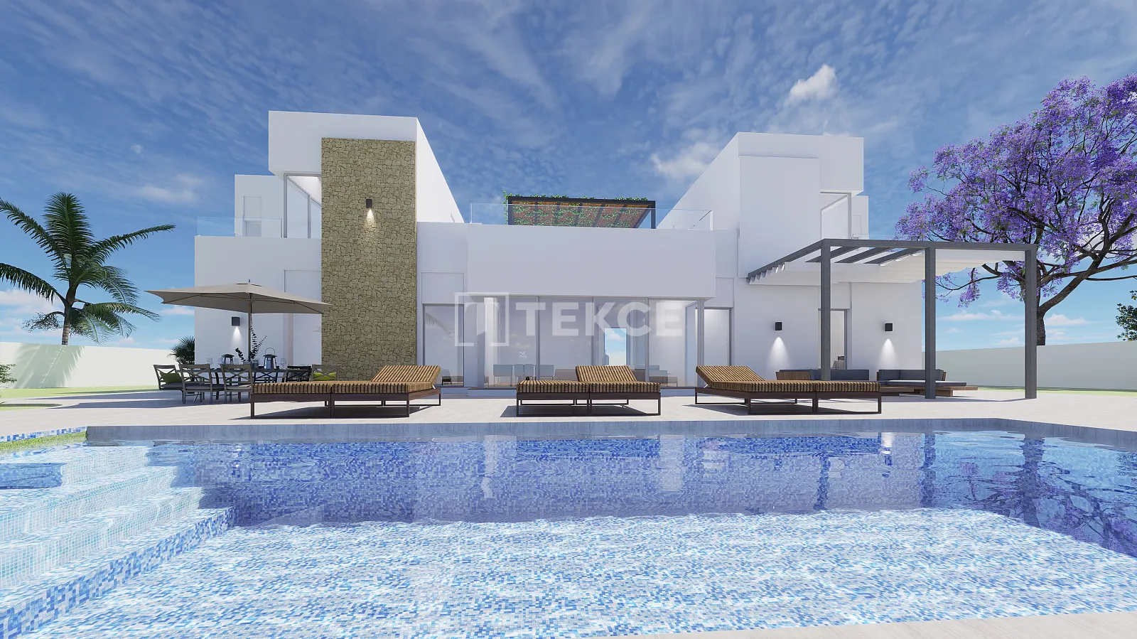 Torrevieja Alicante'de Plajın Yakınında Havuzlu Müstakil Villa