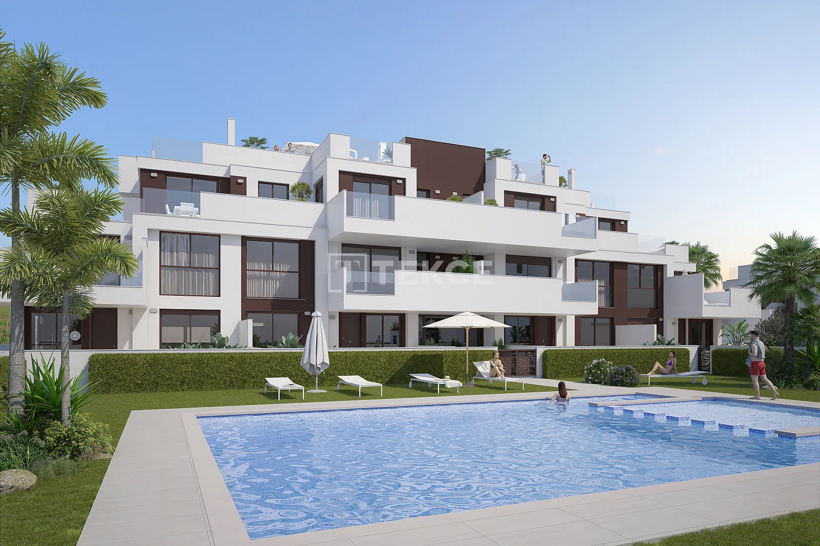 Torre de la Horadada'da Plaja Yakın Şık Evler