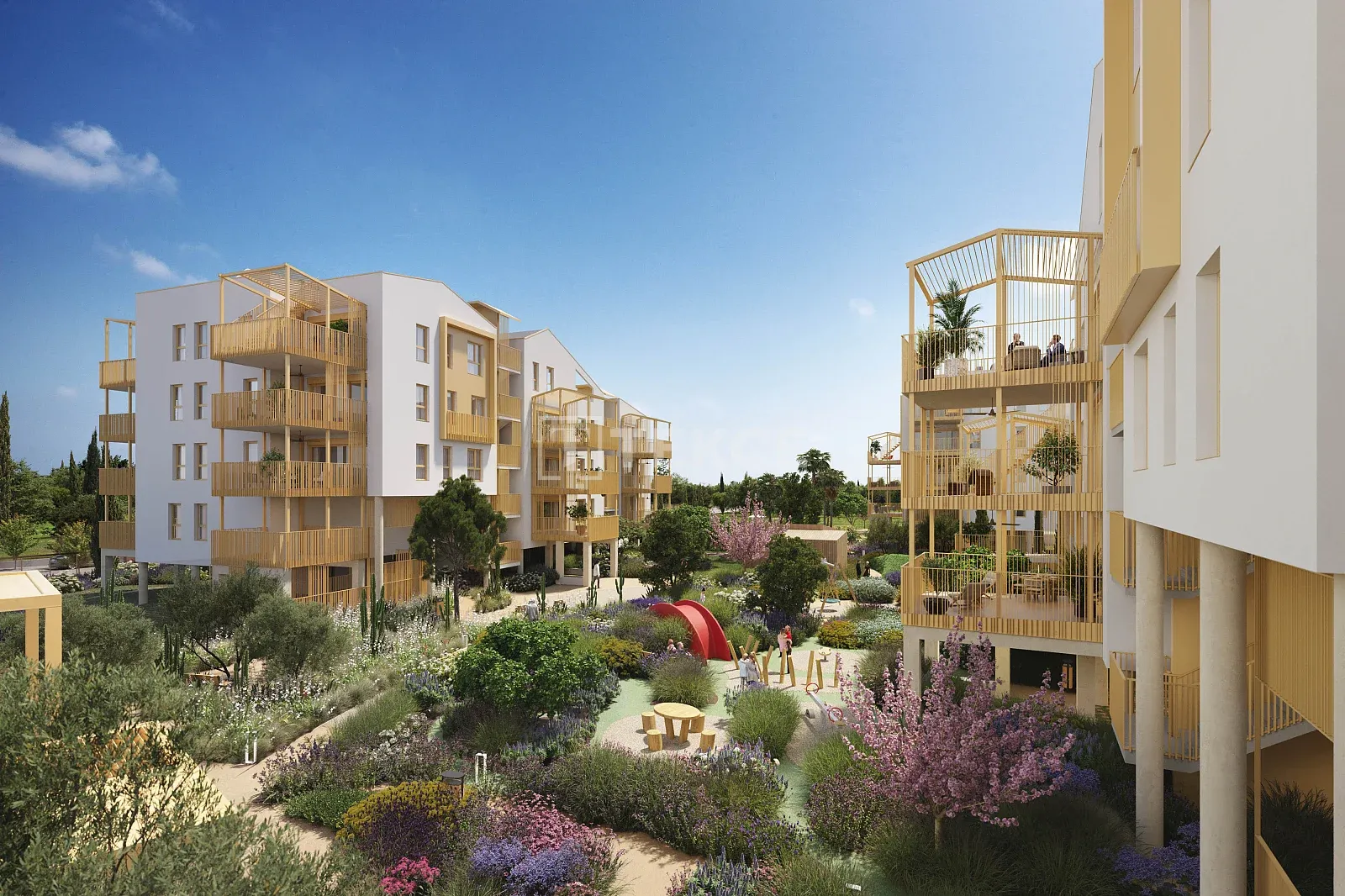 Denia'da Doğayla Çevrili Geniş Teraslı Daireler