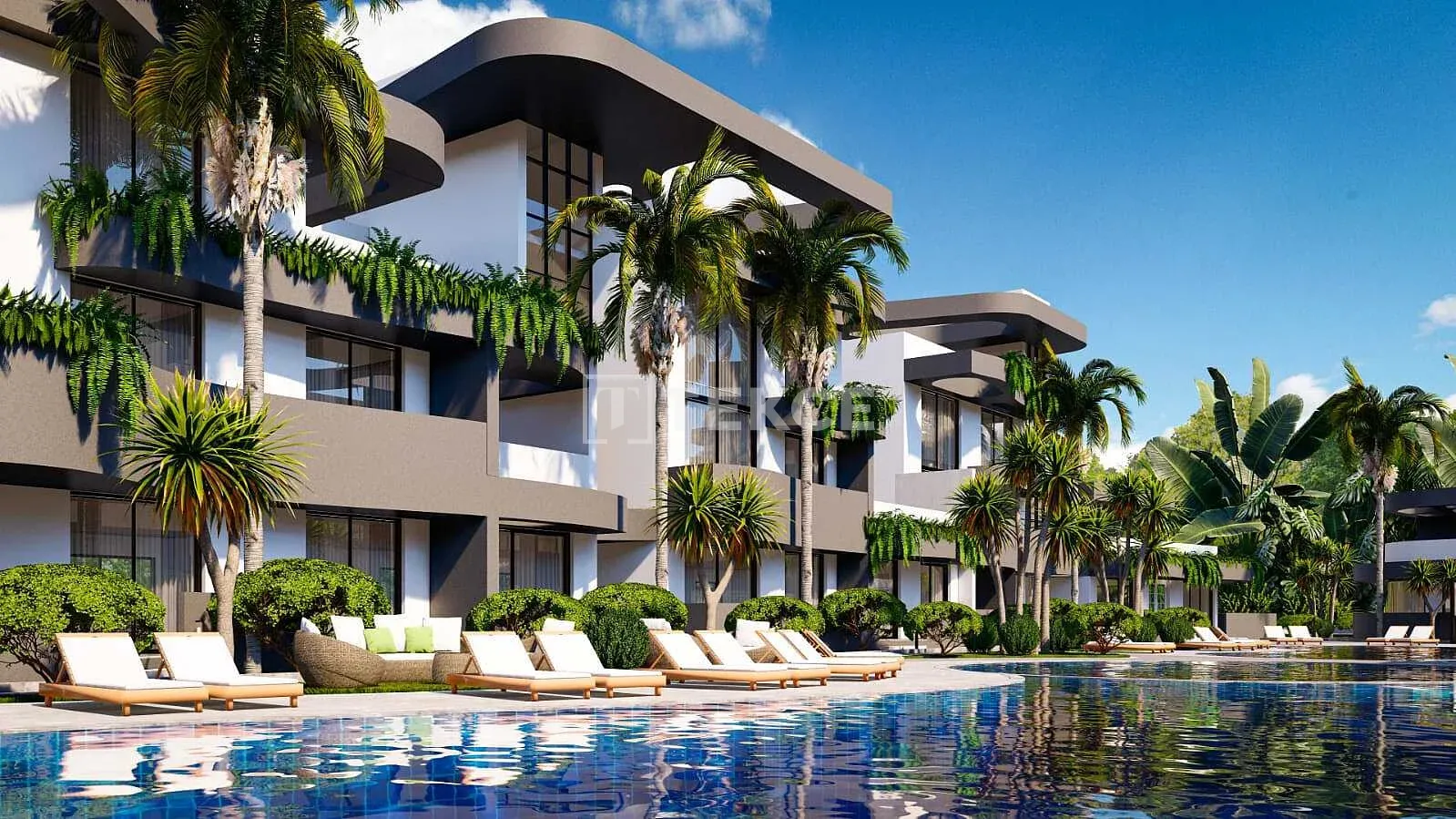 Appartements à Vendre dans un Complexe Avancé à Yeniboğaziçi, Chypre du Nord