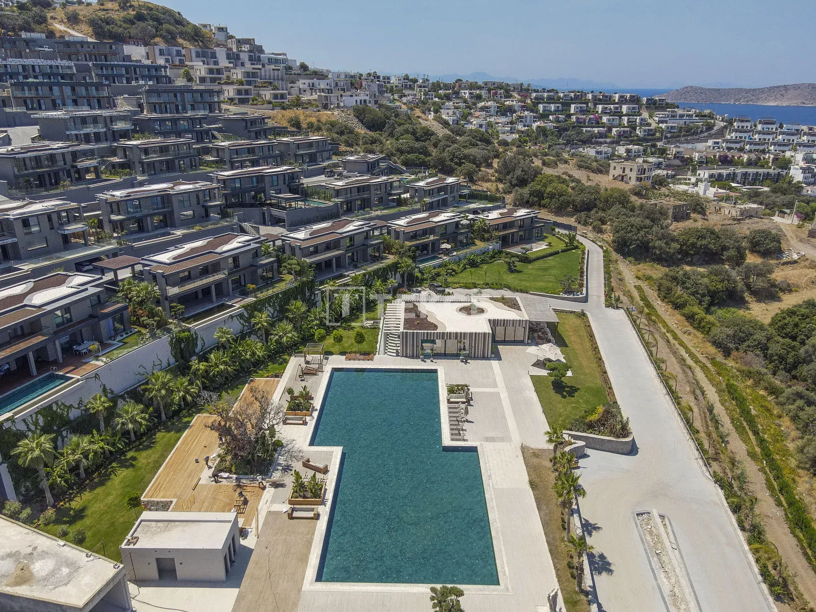 Propriedades com Vista para o Mar em um Projeto com Praia Privada em Bodrum