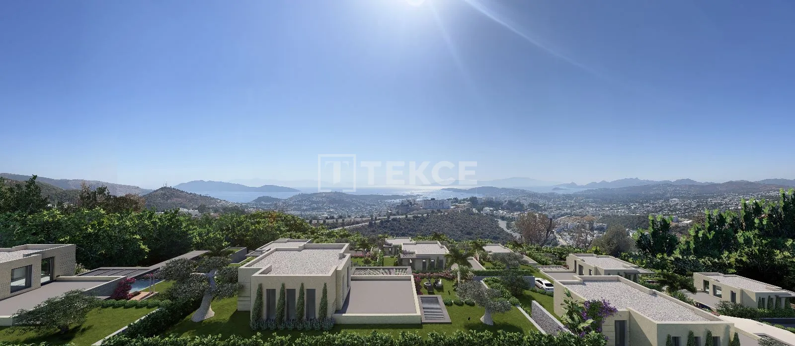 Bodrum Konacık'ta Özel Havuzlu ve Manzaralı Müstakil Villalar