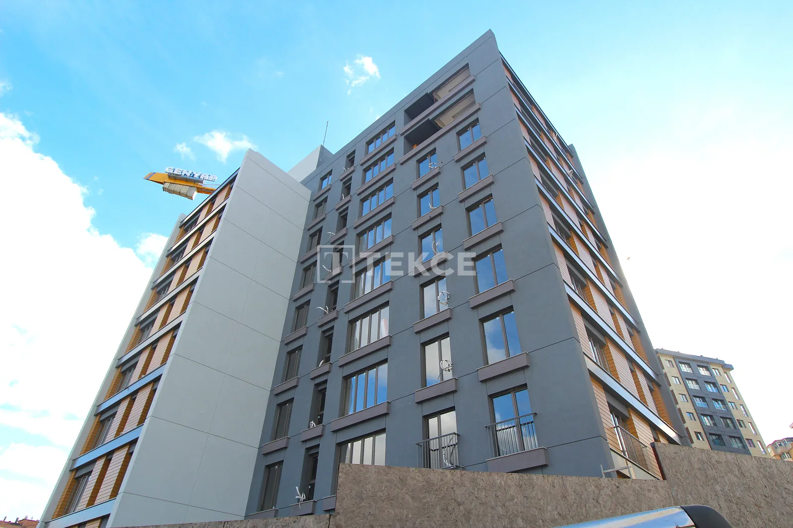 Forest-View Apartments in einem familienfreien Komplex in Kağıthane