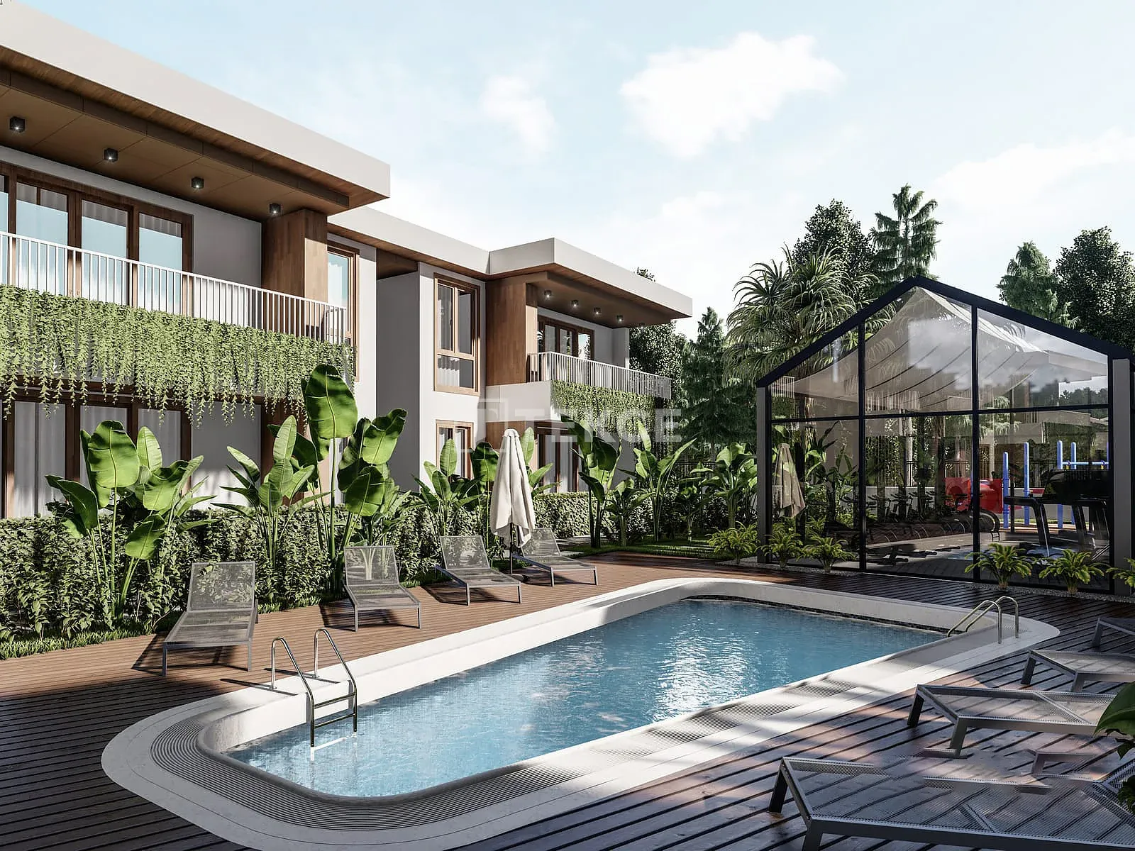 Apartamentos Elegantes em um Complexo de Design Horizontal em Yalova