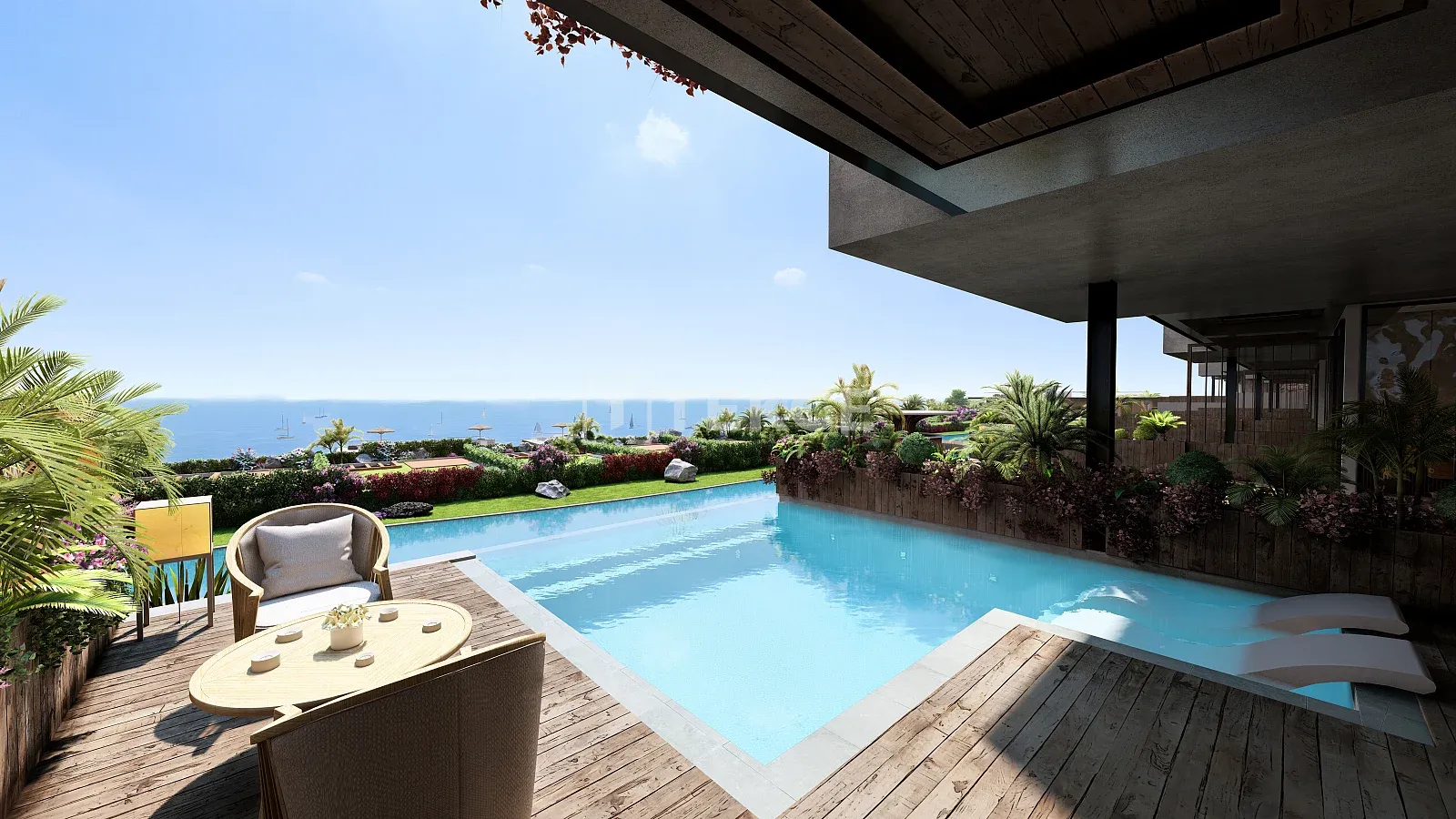 Appartements avec Piscine Privée à Tatlısu, Chypre du Nord