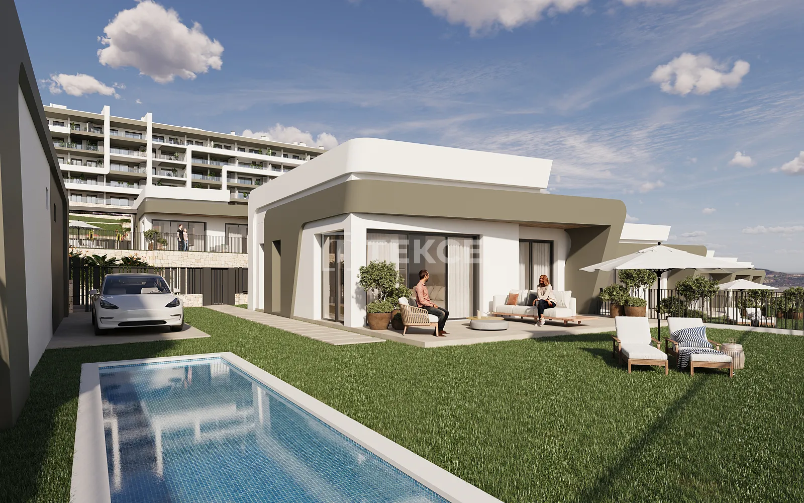 Ville Moderne Indipendenti con Piscine a Mutxamel Alicante