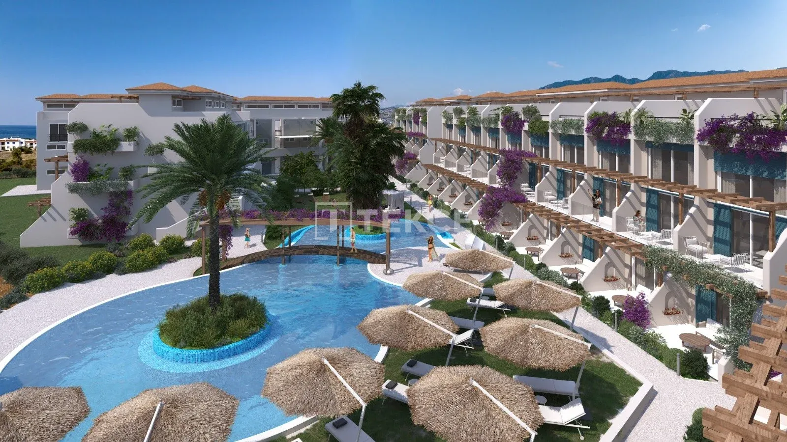 Appartamenti in un Complesso Fronte Mare a Girne Esentepe