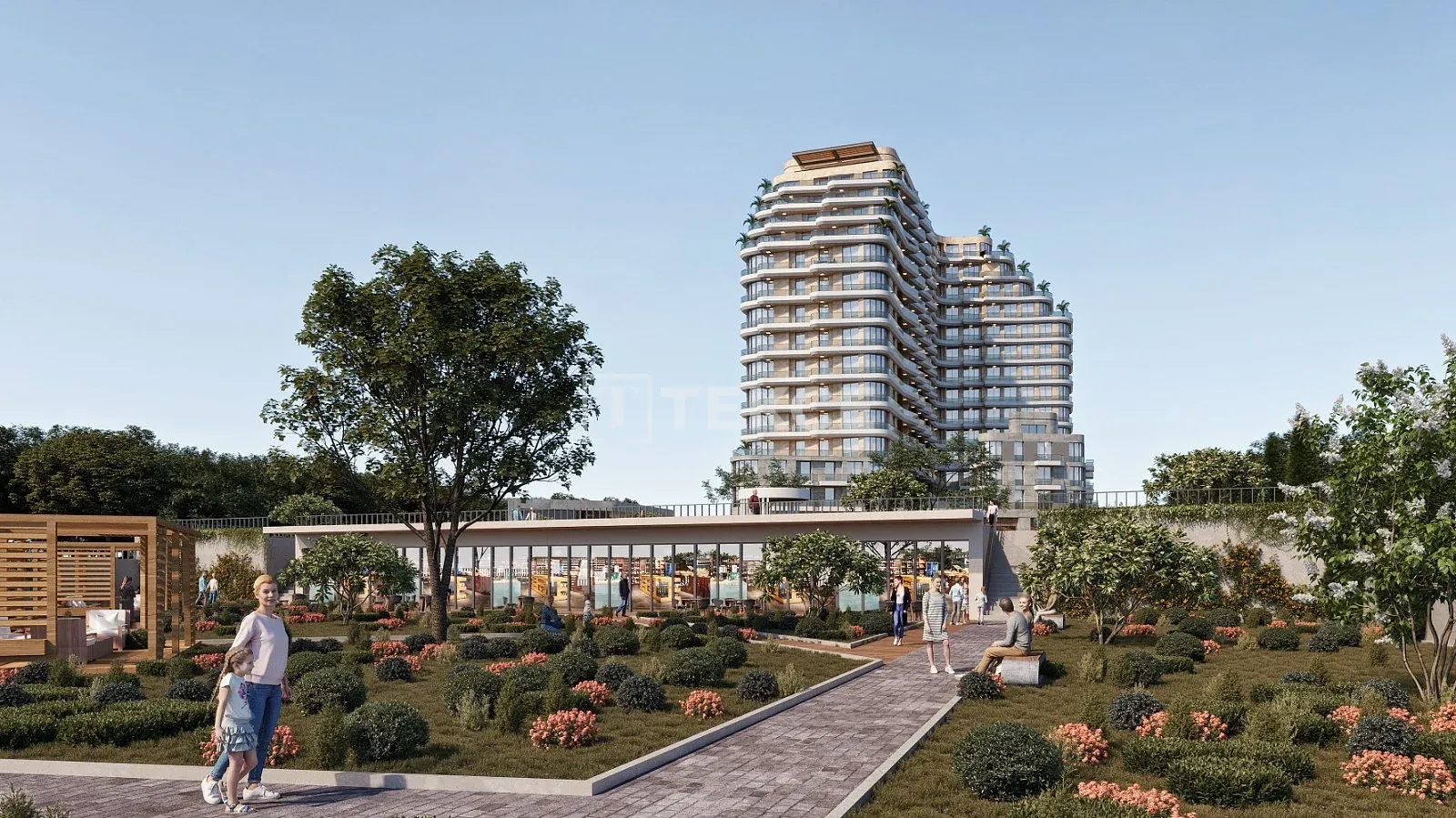 Apartamentos en un Complejo con Piscinas en Büyükçekmece Estambul