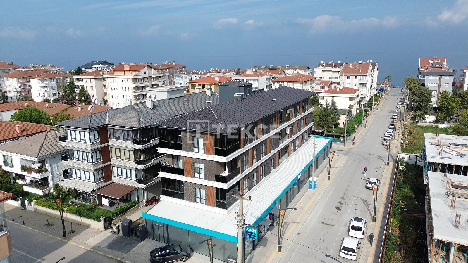 Neu gebaute Wohnungen in Strandnähe in Çiftlikköy Yalova