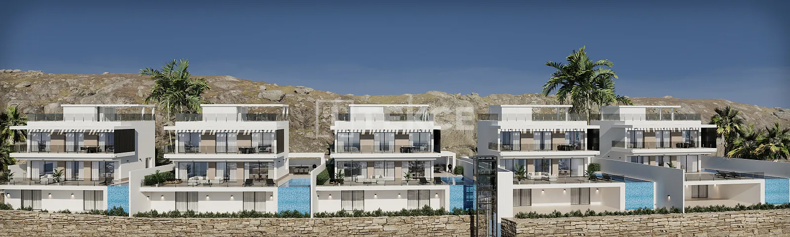 Özel Havuzlu ve Deniz Manzaralı Villalar Finestrat'ta
