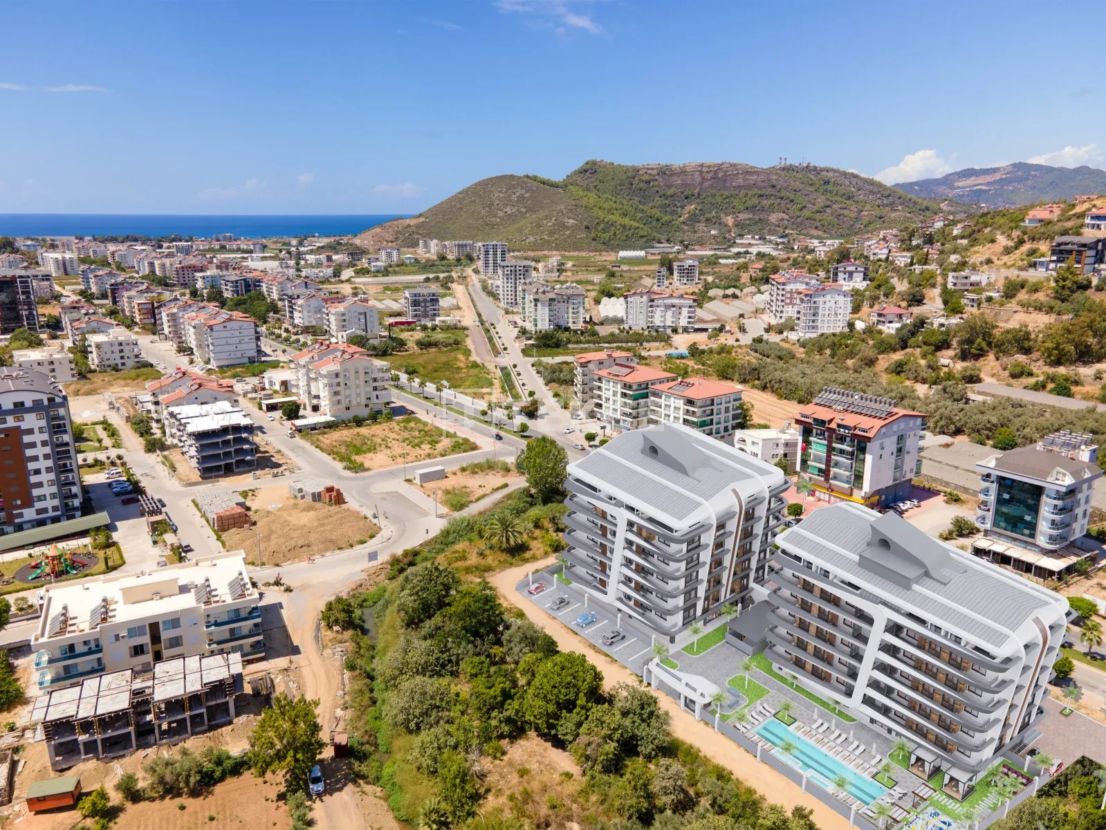 Propriétés de Luxe dans un Complexe en Vedette à Antalya Gazipaşa
