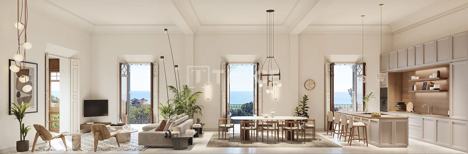 Historische Apartments mit Meerblick im Herzen von Málaga